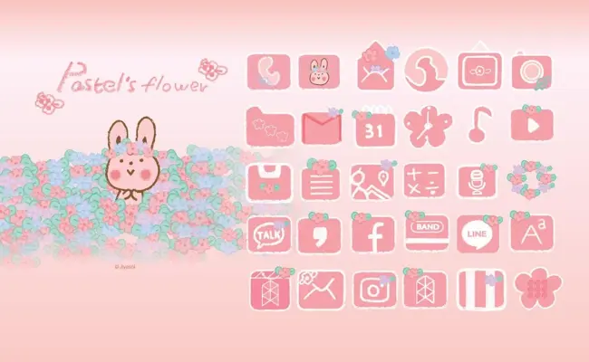 Pastel’s Flower Launcher theme android App screenshot 4